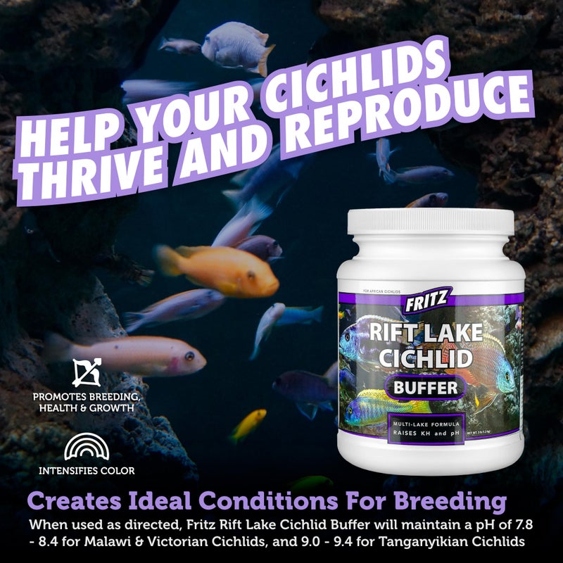 Fritz Aquatics Rift Lake Cichlid Buffer Multi-Lake Formula Raises KH & pH (3-Pound) - Image 4